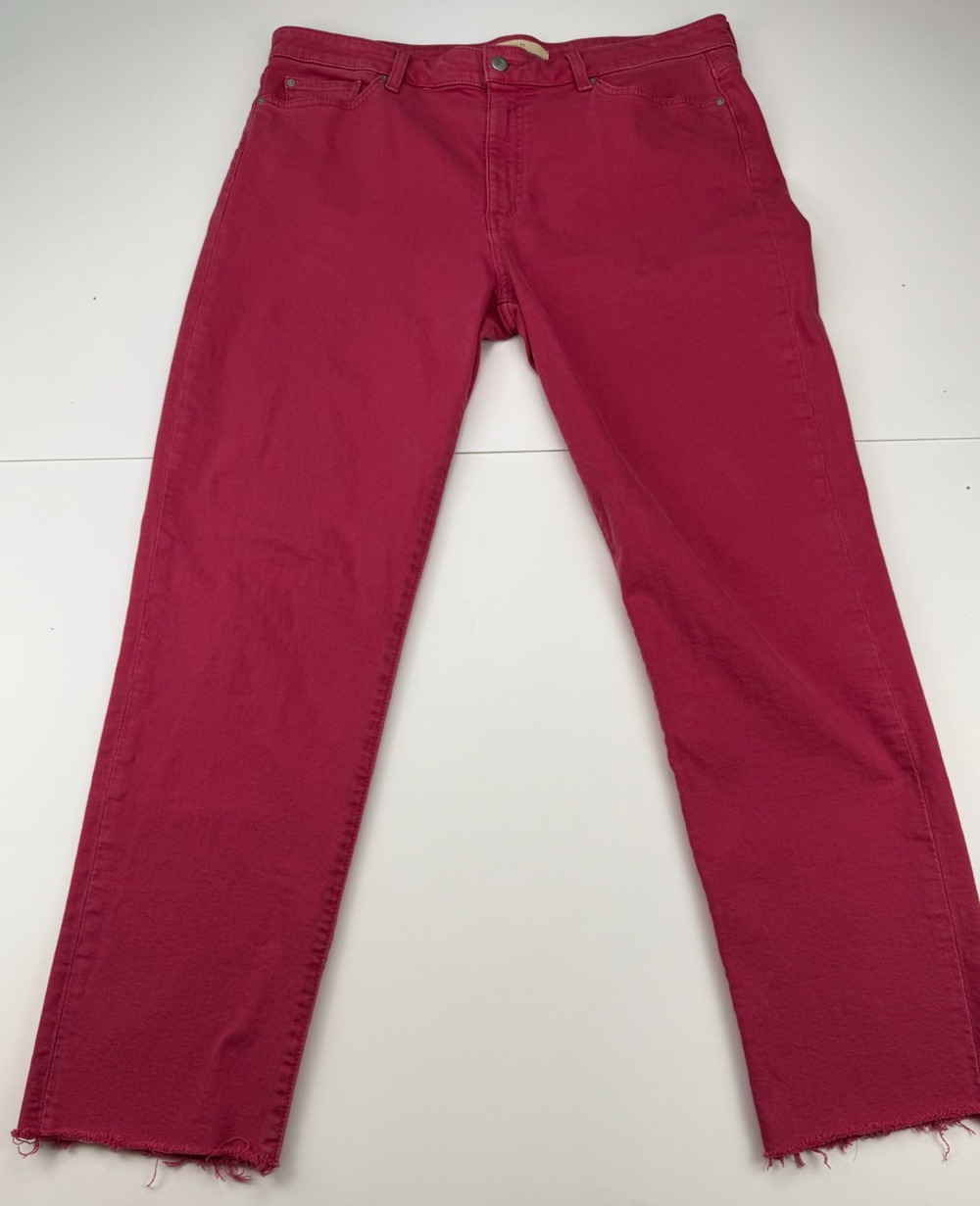 JOE'S JEANS LADIES PINK THE MILLA HIGH RISE STRAIGHT ANKLE W32